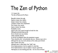 Zen of Python